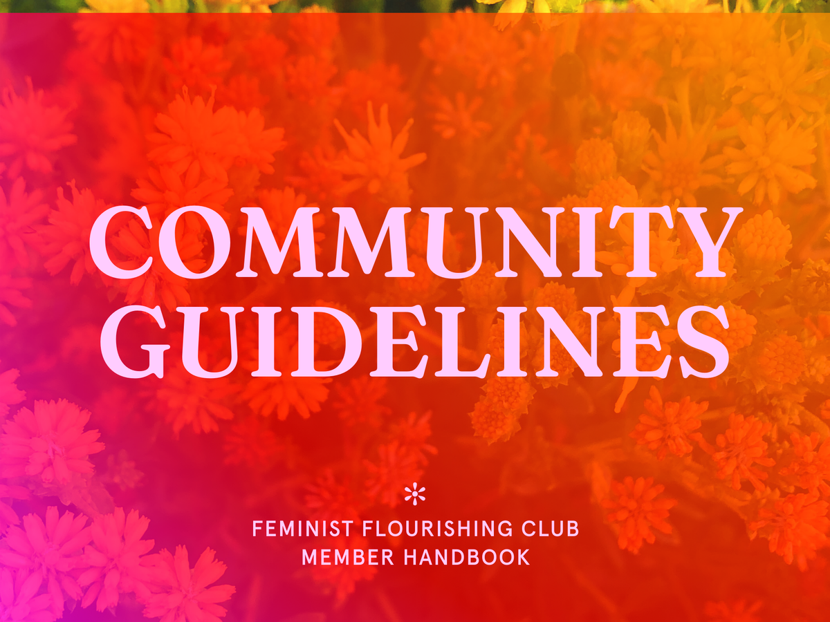 COMMUNITY GUIDELINES